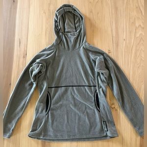 Women’s Gray Melanzana Fleece Pullover small